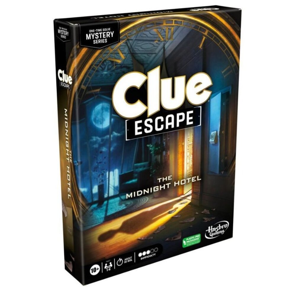 Clue Escape: The Midnight Hotel Board Game, Escape Room Games, Mystery Games